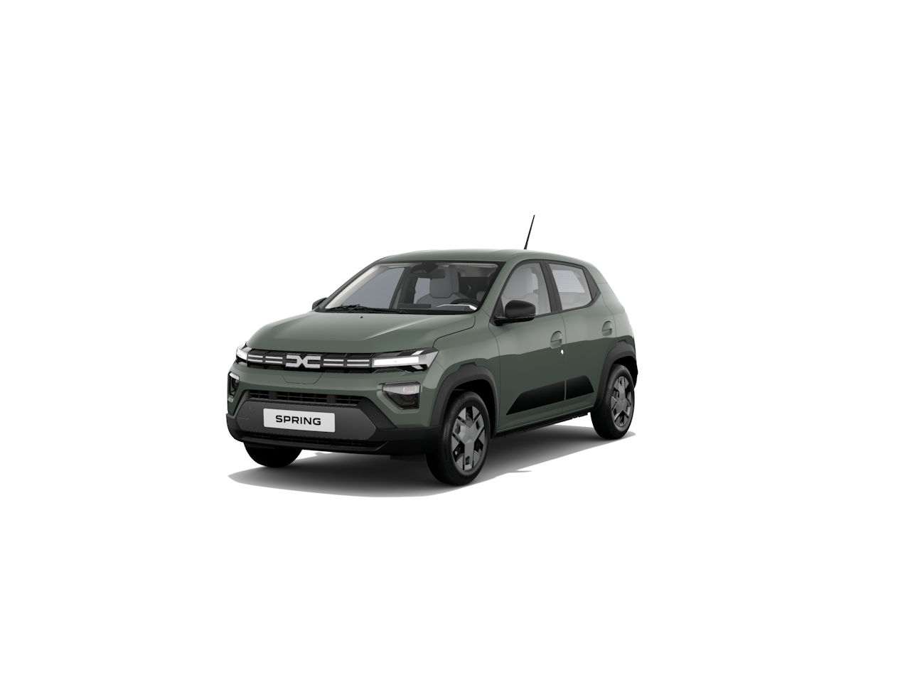 Ein moderner, grüner Citywagen mit kompaktem Design, Modellbezeichnung 