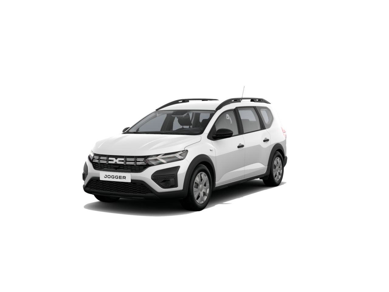 Weißer Dacia Jogger, ein vielseitiger Kombi mit modernem Design und geräumigem Innenraum.